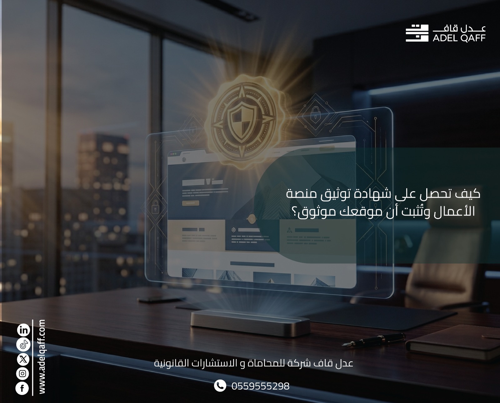 كيف تحصل على شهادة توثيق منصة الأعمال وتُثبت أن موقعك موثوق؟